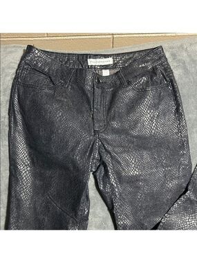 Chico’s Platinum Women’s Snakeskin Patterned Jeans
